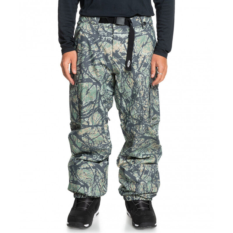 Quiksilver Snow Down Cargo Pant - Spodnie narciarskie męskie | Hardloop
