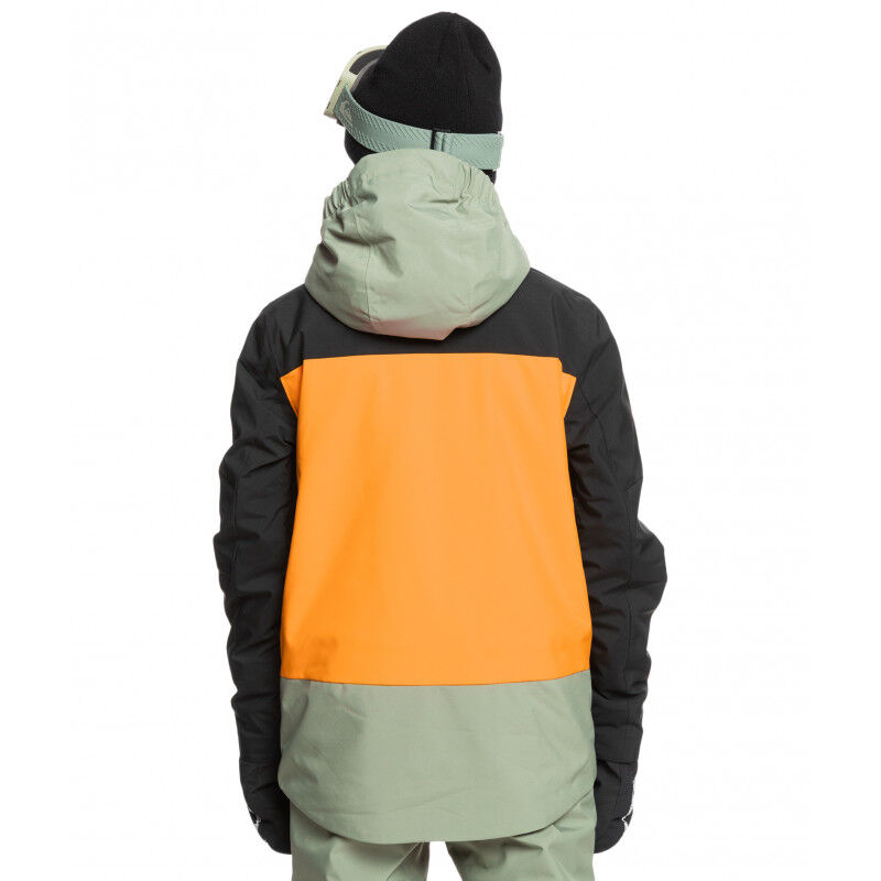 Veste Ski Quiksilver Orange Orange Quiksilver Ski Garcon Blouson