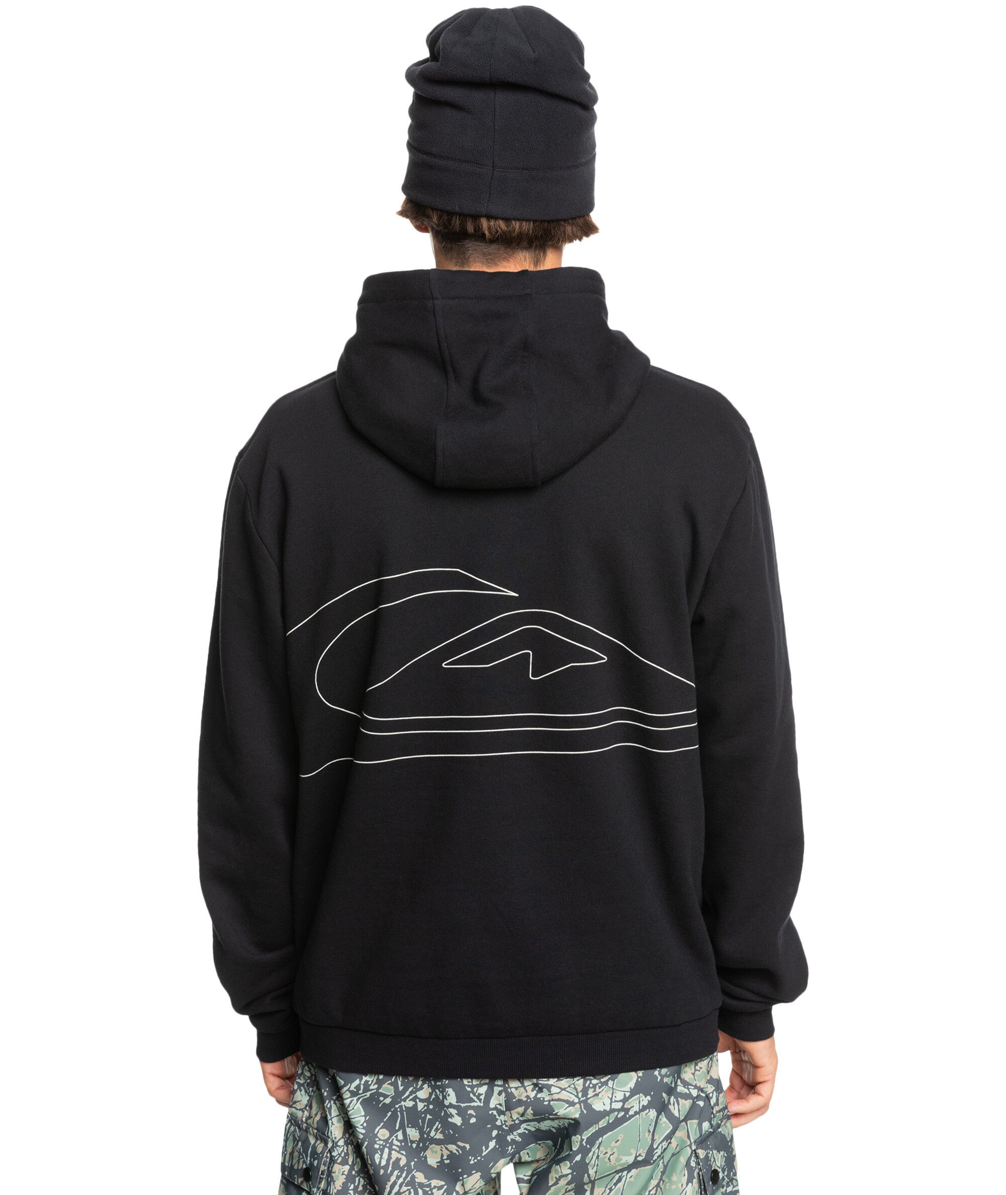 Quiksilver big logo tech hoodie sale