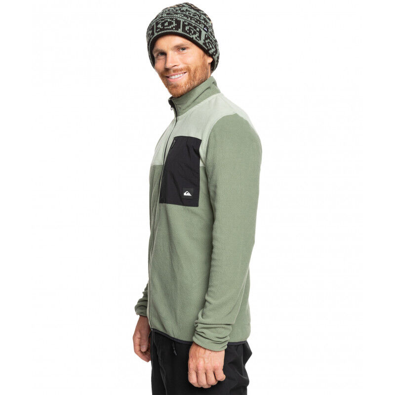 Quiksilver Aker Fz Fleece - Pánská fleesová mikina | Hardloop