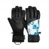 Black / Blue Flowers
