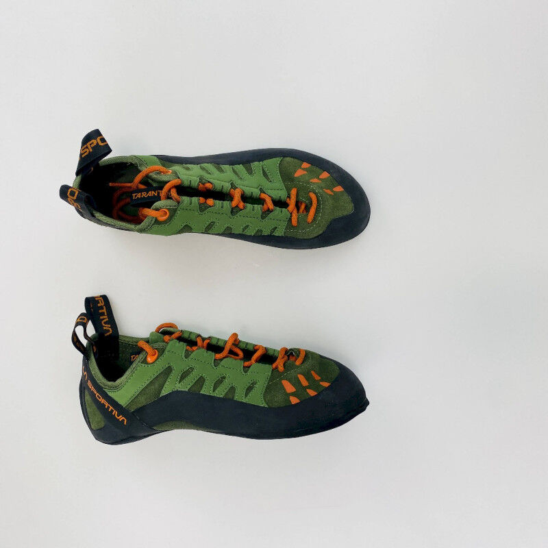 La Sportiva Tarantulace - Second Hand Climbing shoes - Men's - Green - 40.5 | Hardloop
