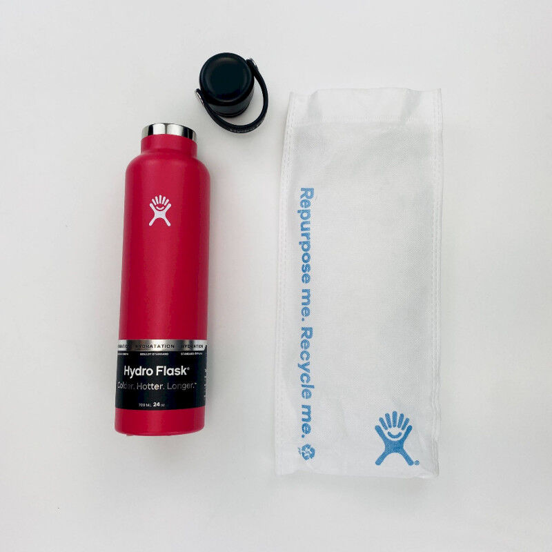 Hydro Flask Standard Mouth W Flex Cap - Second hand Water bottle - Pink - 709 ml | Hardloop