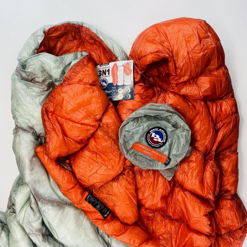 Big Agnes Lost Ranger Ul 3N1 Second hand Sleeping bag Grey L
