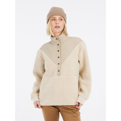 Prtcyber Outdoor 1/4 Button Top - Dámská fleesová mikina
