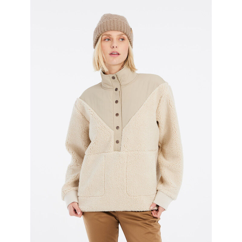 Prtcyber Outdoor 1/4 Button Top - Fleecetakki - Naiset