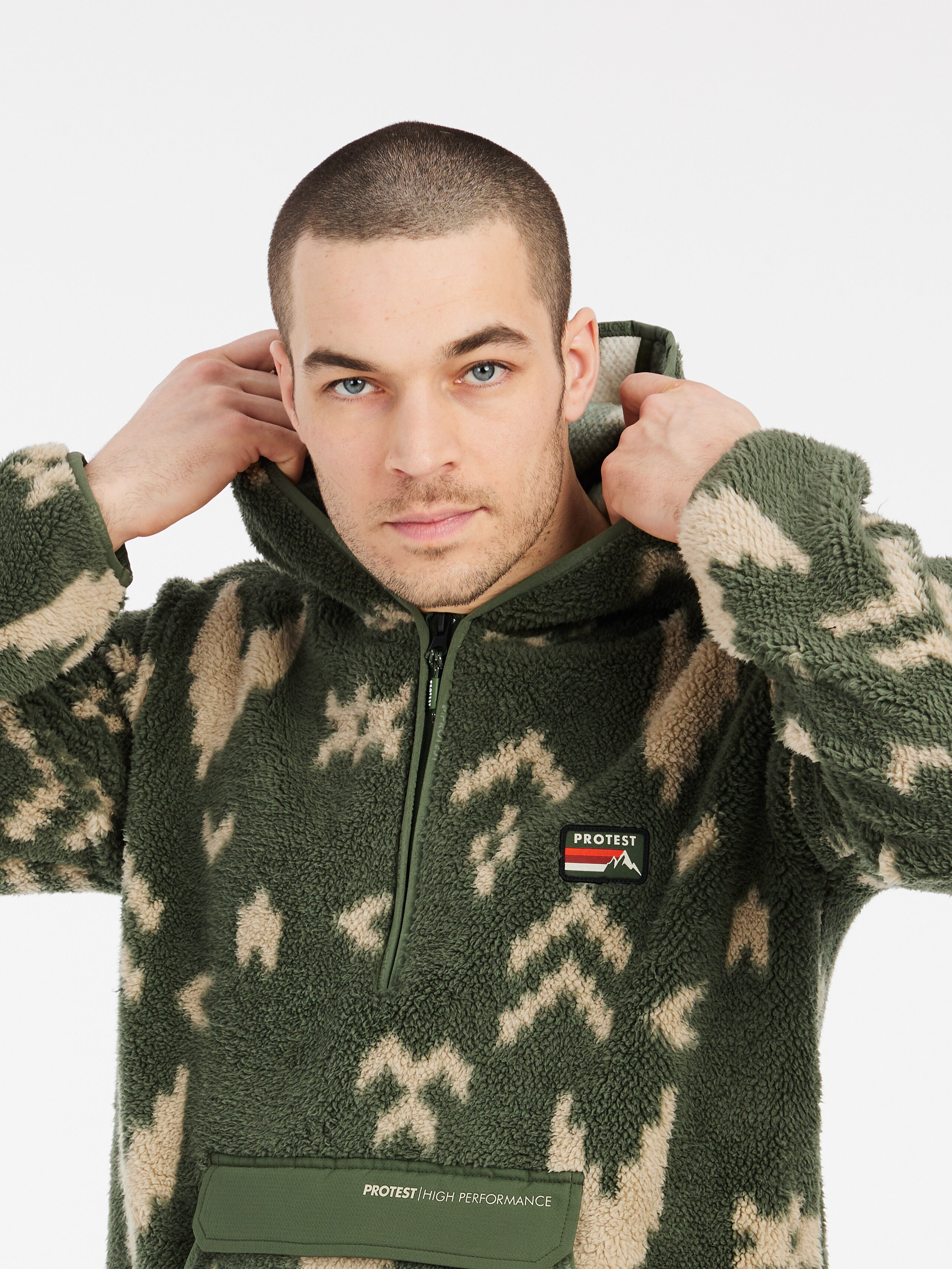 Protest Prtfoulden Outdoor Hoody - Giacca in pile - Uomo | Hardloop