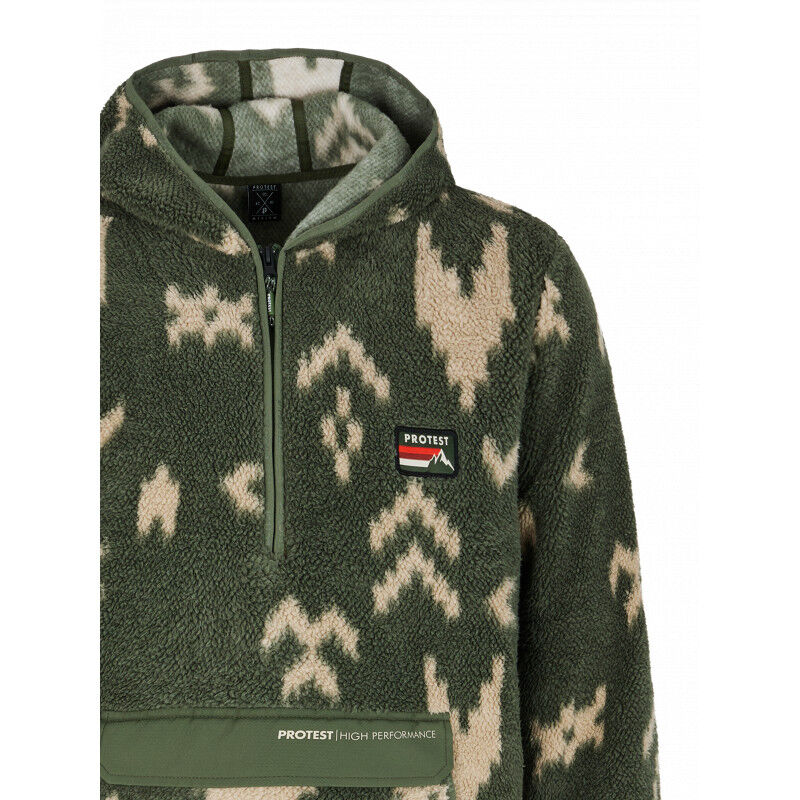 Protest Prtfoulden Outdoor Hoody - Pánská fleesová mikina | Hardloop