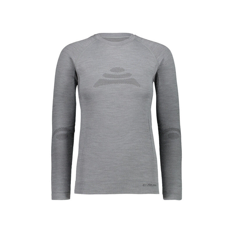 CMP Women's Long Sleeve Merino wool base layer top - Thermounterwäsche ...