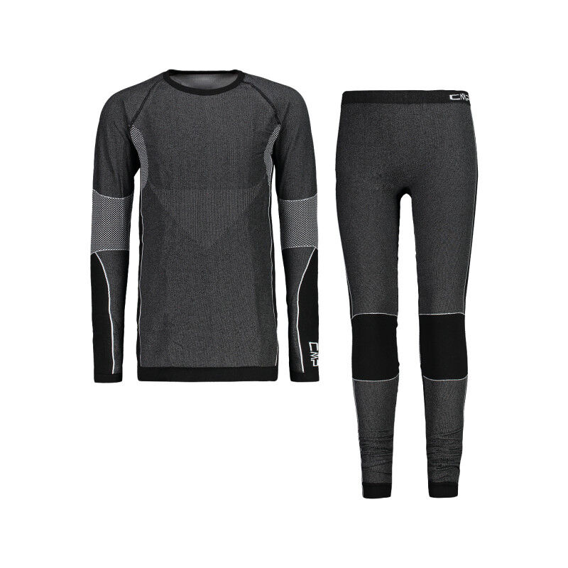 Unisex kids seamless base layer pants and jersey set - Undertøj - Barn
