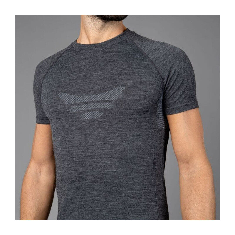 CMP Men's Short Sleeve Merino wool base layer top - Pánské funkční triko | Hardloop