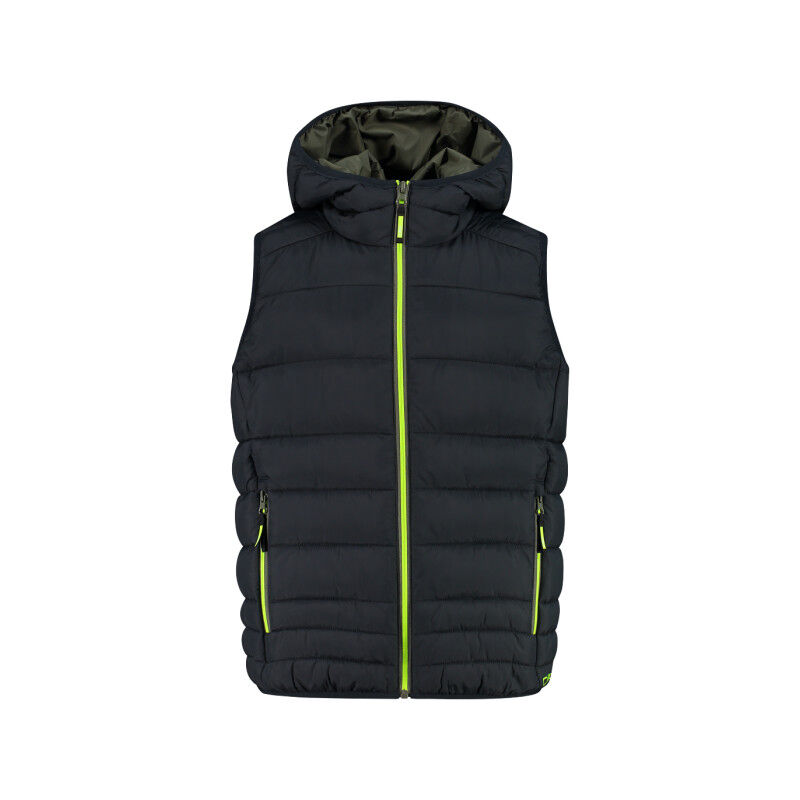 CMP Boy's padded vest with hood Chaleco de fibra sintética
