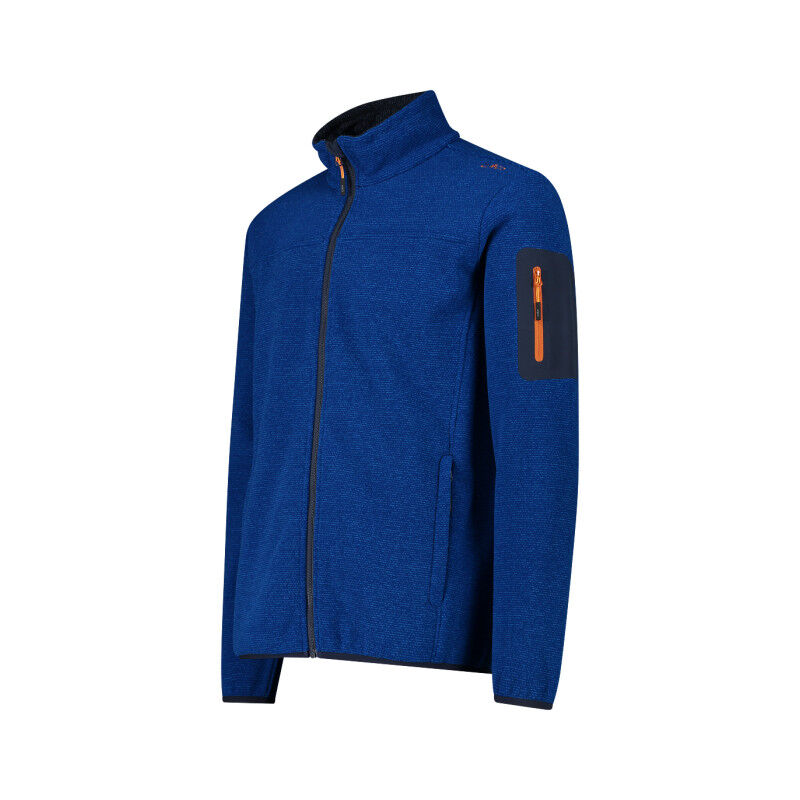 CMP Men's jacquard Knit-Tech fleece with rhombus motif - Bluza polarowa meska | Hardloop