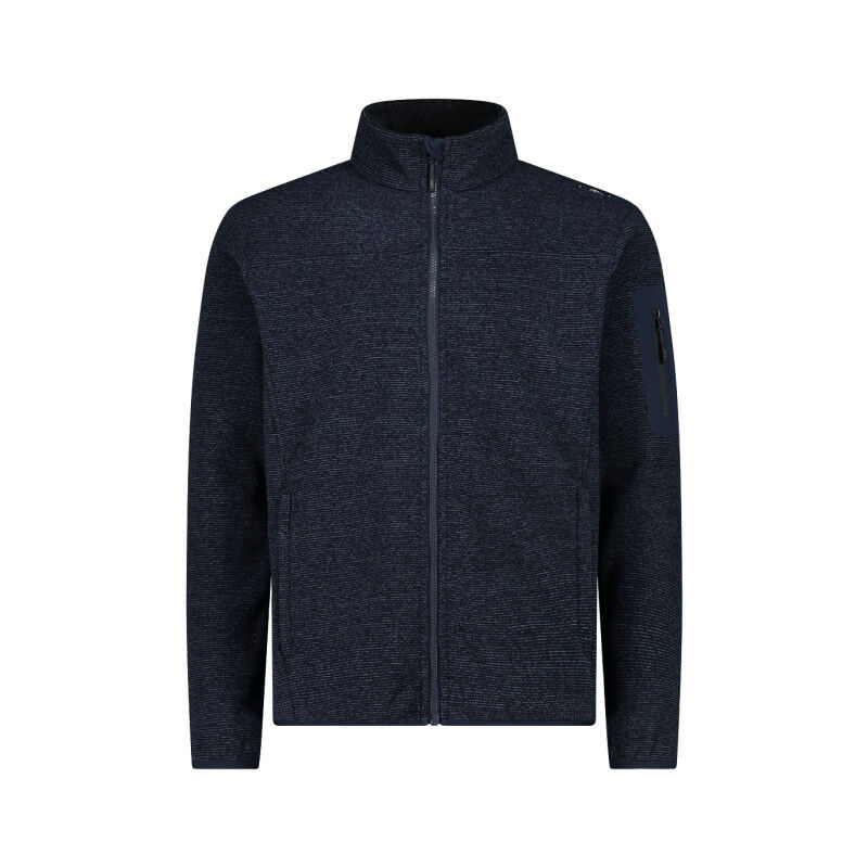 Men's jacquard Knit-Tech fleece with rhombus motif - Fleecejacke - Herren