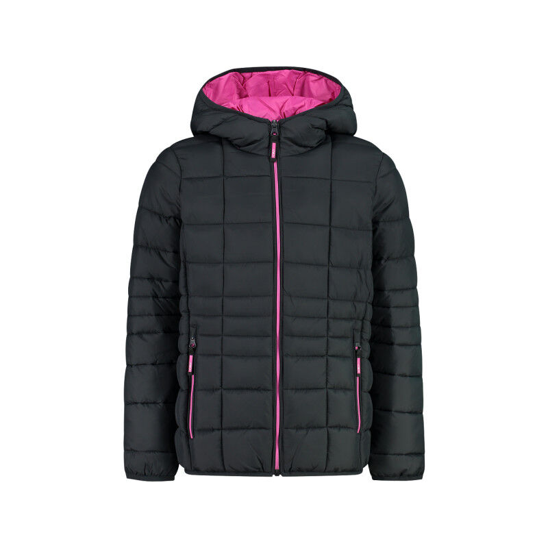 Girl's padded jacket with hood - Giacca sintetica - Bambino