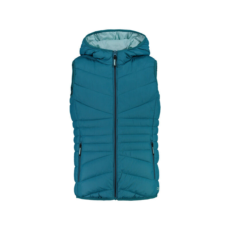 Girl's water-repellent vest with padding - Bezrękawnik dzieci