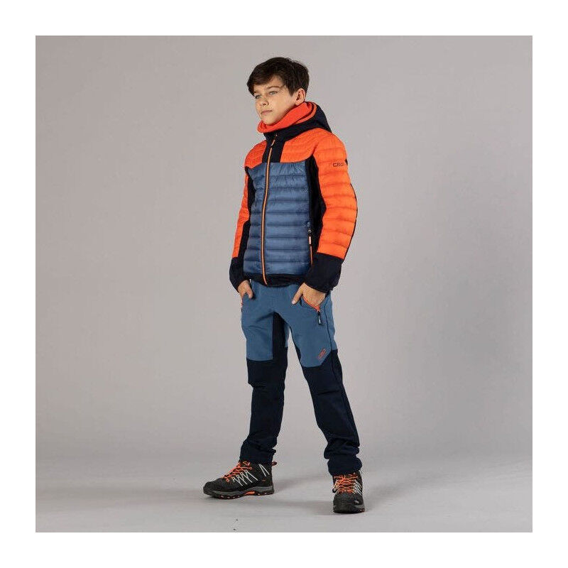CMP Boy's hybrid jacket with ripstop - Doudoune enfant | Hardloop