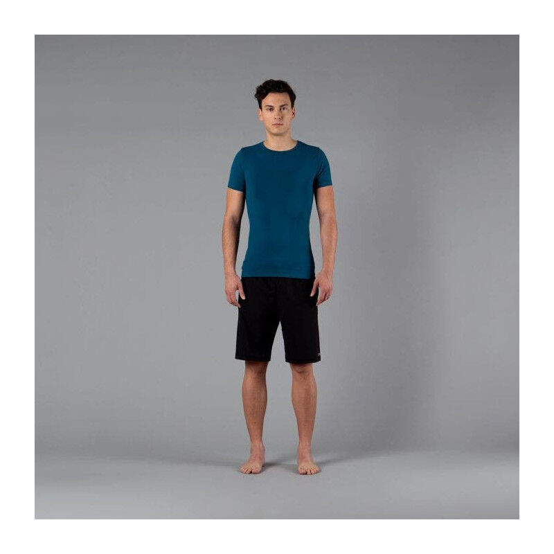 Men's Seamless short sleeves underwear jersey - Bielizna termiczna męska