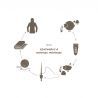 Vaude Godhavn Padded Jacket III - Kurtka 3w1 damska | Hardloop