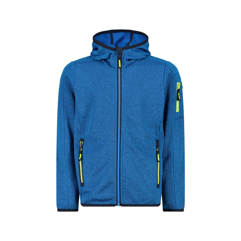 CMP Boy's hooded sweatshirt in Knit-Tech fleece - Fleecetakki - Lasten | Hardloop