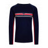 Navy / Red / Off White
