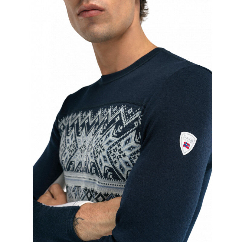 Dale of Norway Aksla Baselayer Crew Neck - Swetry z wełny merynosa męski | Hardloop