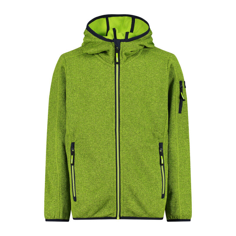 CMP Boy's hooded sweatshirt in Knit-Tech fleece - Fleecejacke - Kind | Hardloop