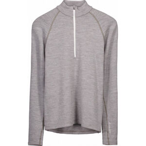 Pull Mi-zip Merinos Homme - 100% Laine Mérinos, 250 G/m², Régulation Thermique, Anti-odeur, Lavable Machine
