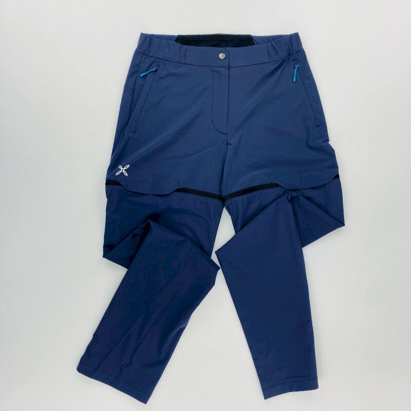 Montura Rise Zip Off Pants Woman - Second Hand Spodnie damskie - Niebieski - S | Hardloop