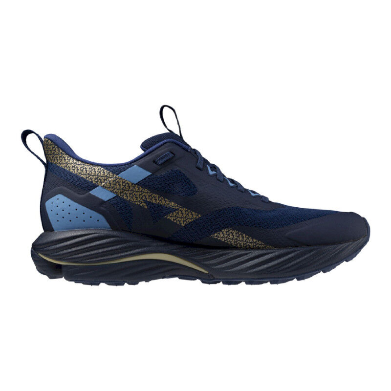 Mizuno Wave Rider TT 2 - Chaussures trail homme Estate Blue / Gloden Halo / Paris 42