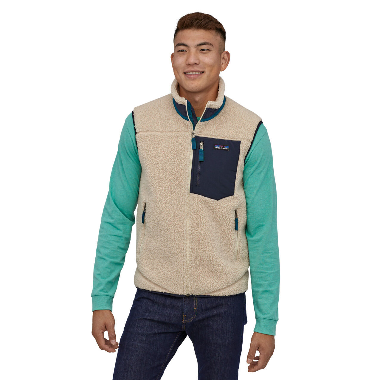 Classic Retro X Fleece vest Men s