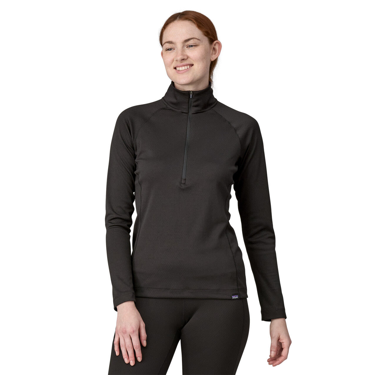 Patagonia Cap MW Zip Neck - Camiseta técnica - Mujer