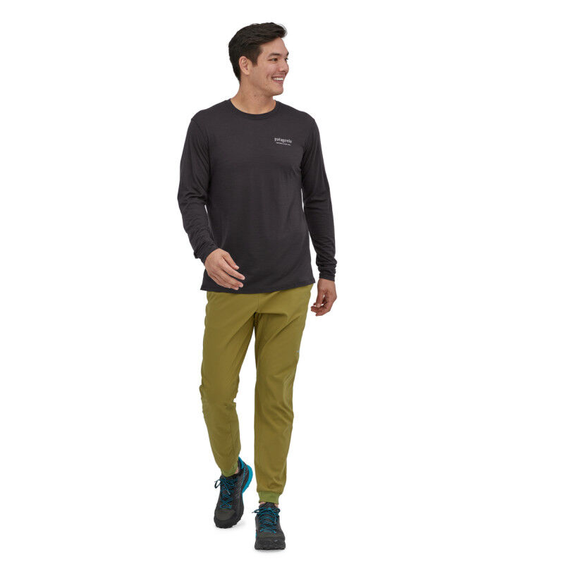 Patagonia L/S Cap Cool Merino Graphic Shirt - T-shirt - Uomo