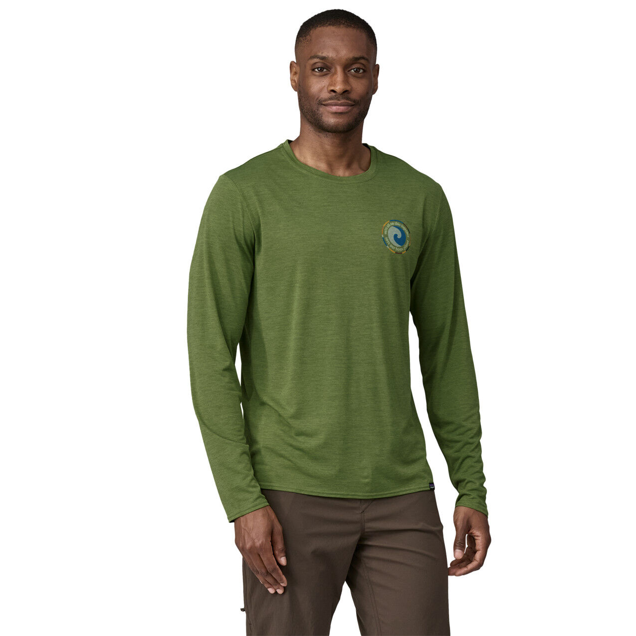 Patagonia XL Dark Green Crew Neck orders 100% Merino Wool Long Sleeve Sweater Men's