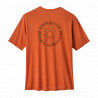 Lands Spoke Stencil: Redtail Rust X-Dye