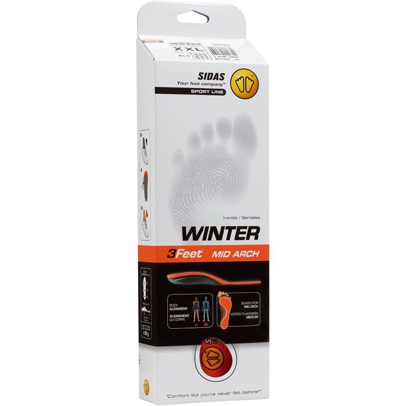 Sidas Winter 3Feet Mid - Inlegzolen