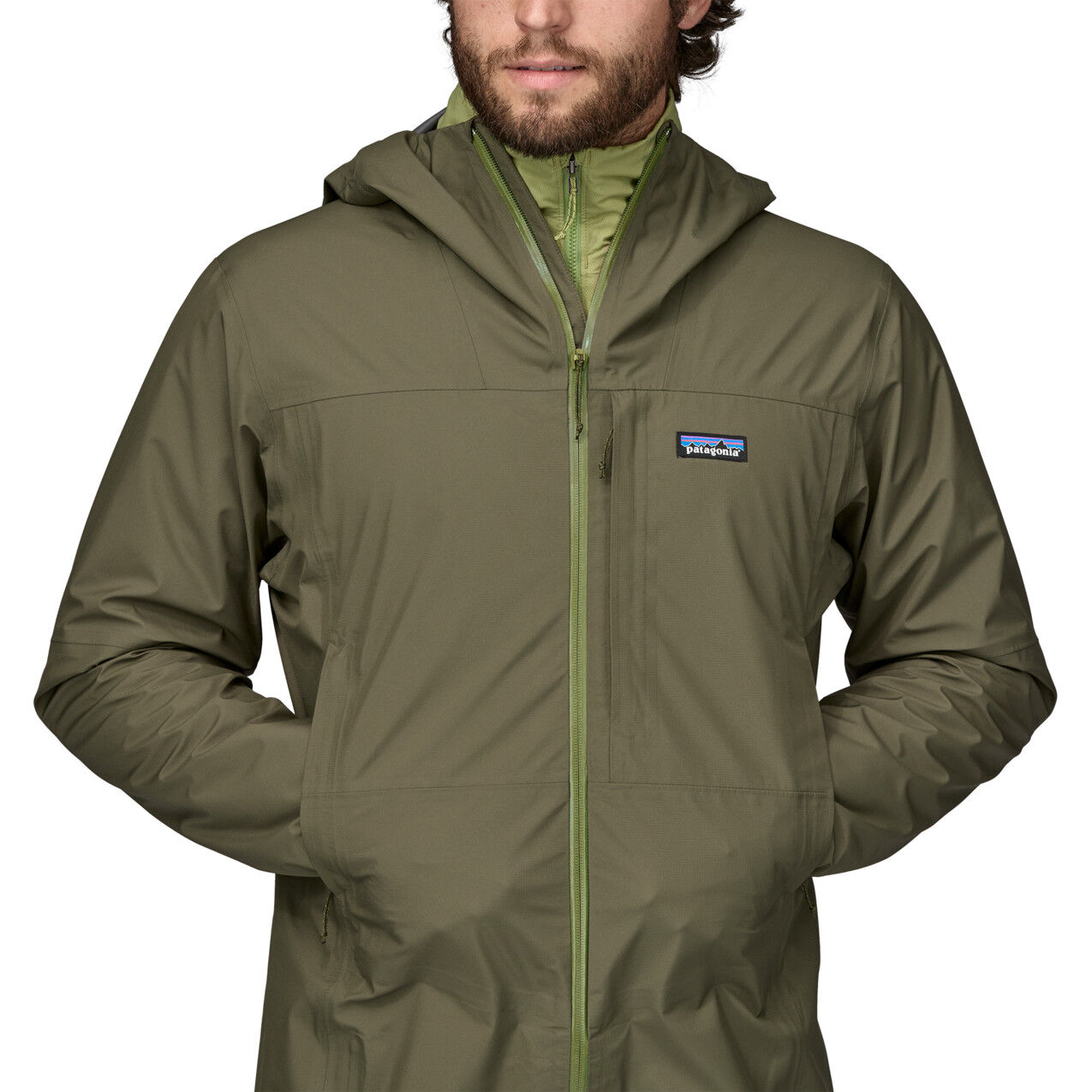 Rain resistant jacket mens best sale