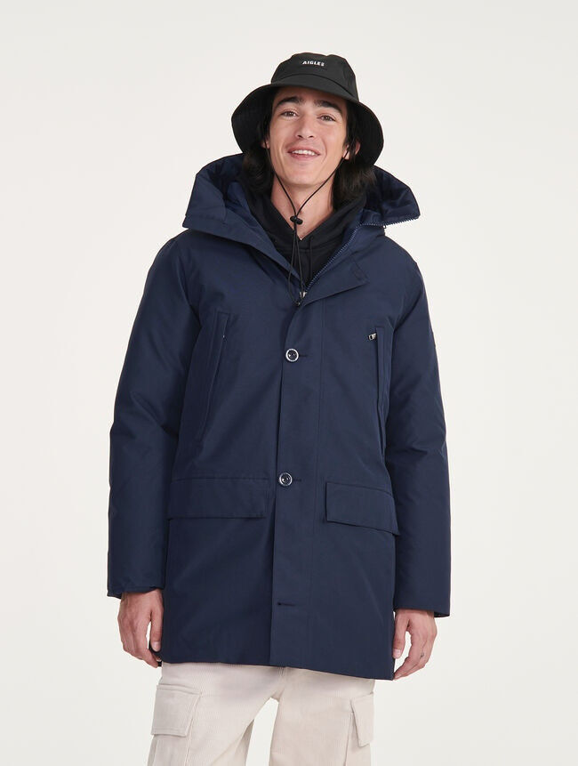 Aigle Parka Longue Duvet Gore-Tex 2L Capuche - Kurtka zimowa meska | Hardloop
