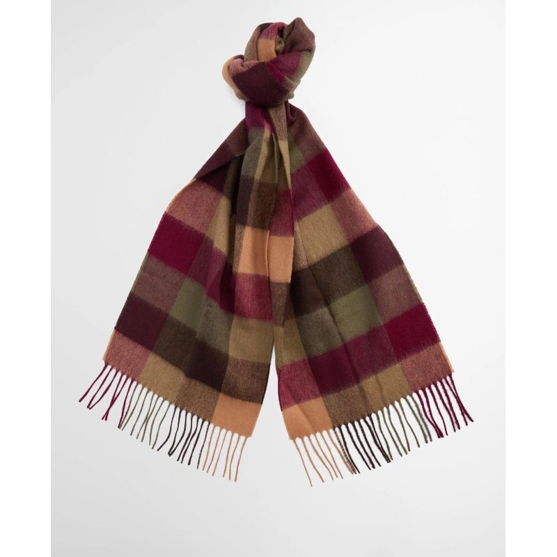 Barbour Lambswool Tattersall Scarf - Szalik | Hardloop