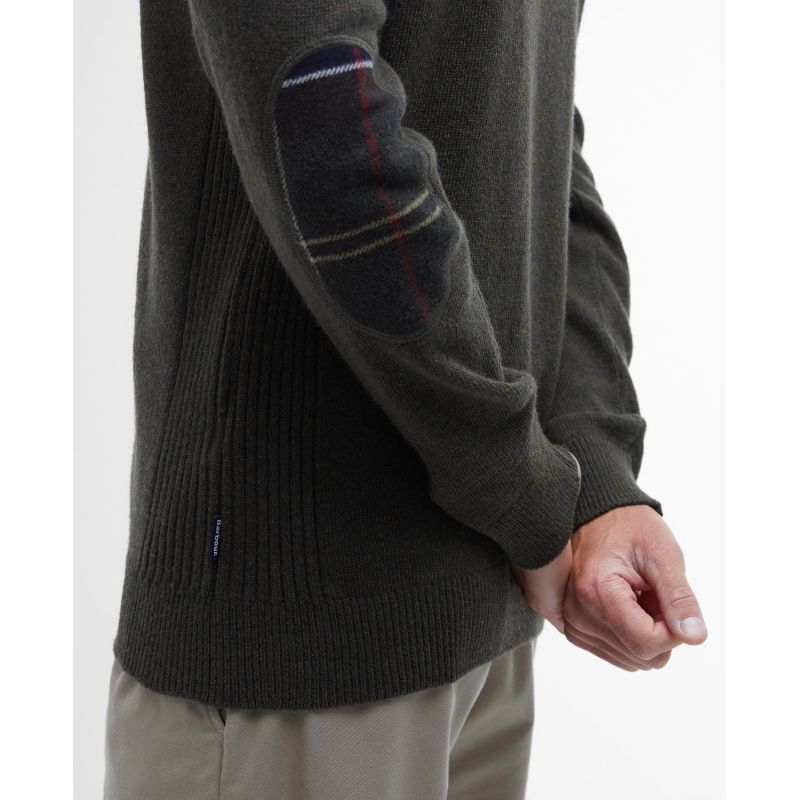 Barbour Holden Half Zip Knitted Jumper - Merino sweatere - Herrer | Hardloop