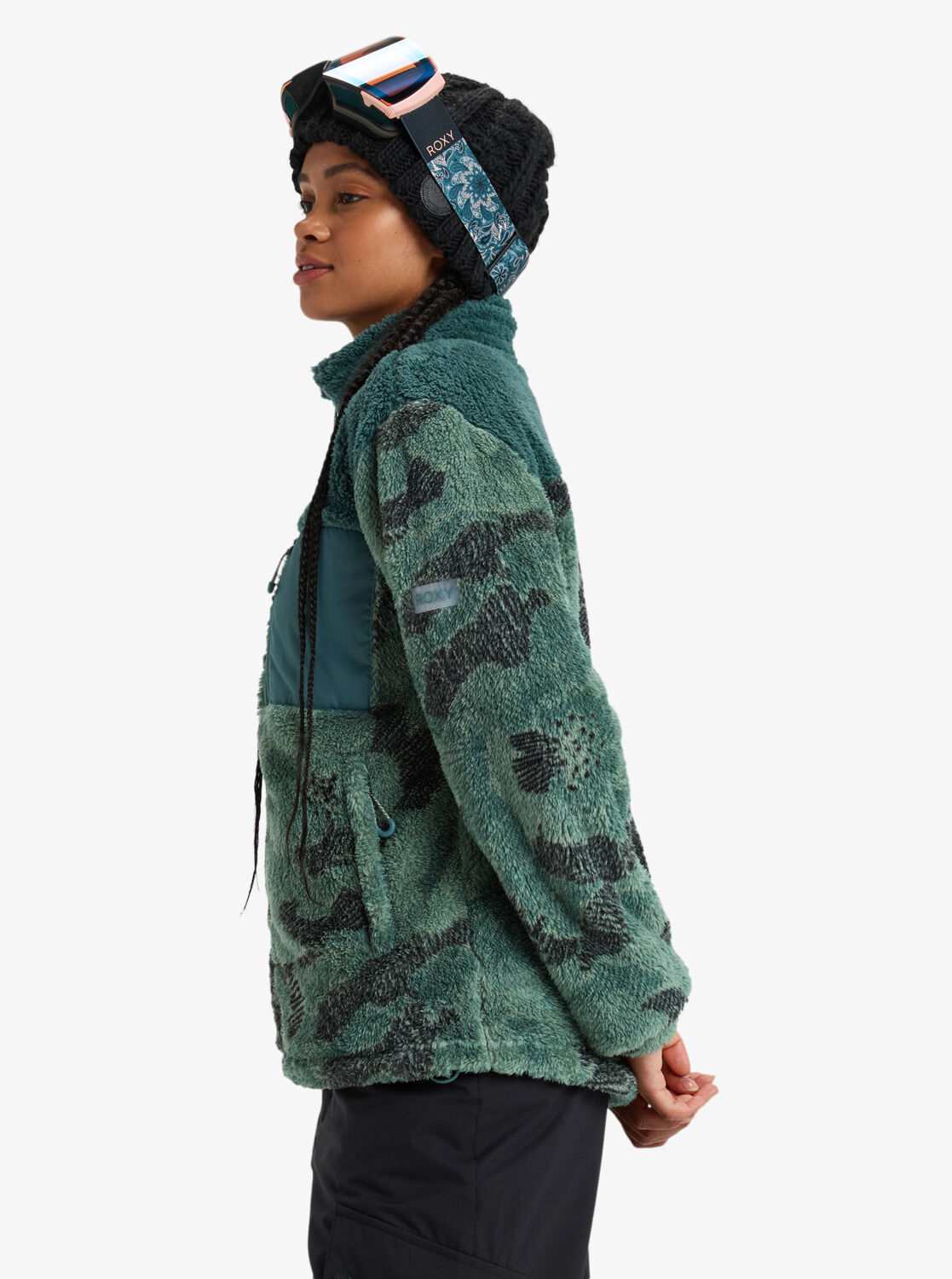 Roxy Alabama Full Zip Printed - Bluza polarowa damska | Hardloop