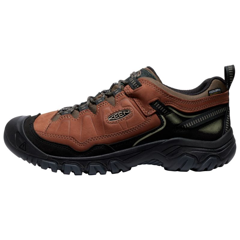 Chaussures De Randonnée KEEN Steens Low Vent Homme - Taille 8 US (40.5 EU) - Cuir Marron Imperméable - Occasion Parfait état