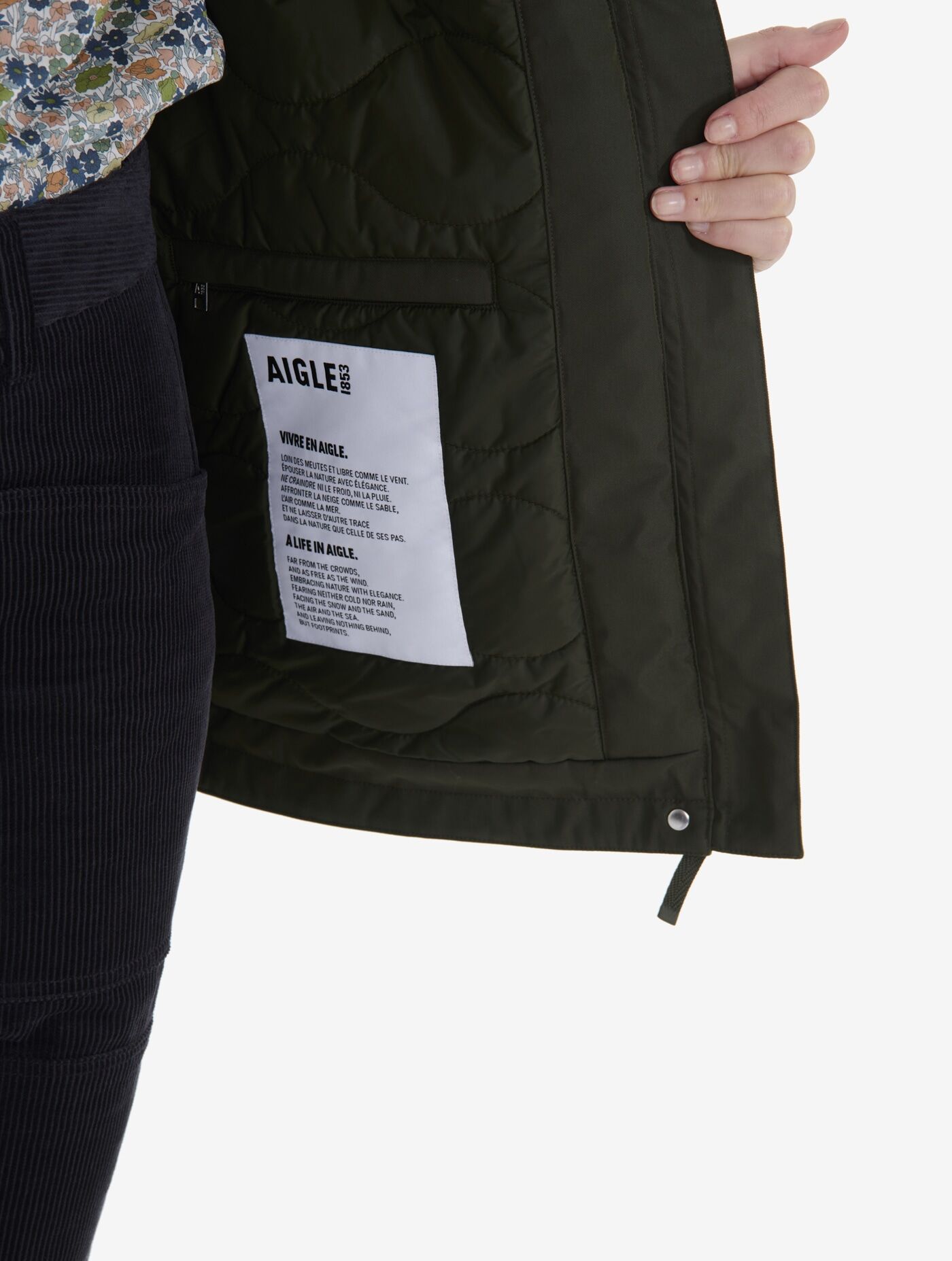 Aigle Parka Imperméable MTD Ouate Dupont Sorona - Kurtka zimowa damska | Hardloop