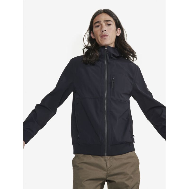 Aigle Polaire Softshell Fermeture Éclair Et Capuche - Polaire homme | Hardloop