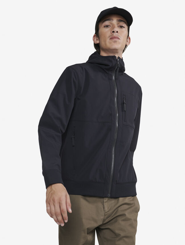 Aigle Polaire Softshell Fermeture Éclair Et Capuche - Polaire homme | Hardloop