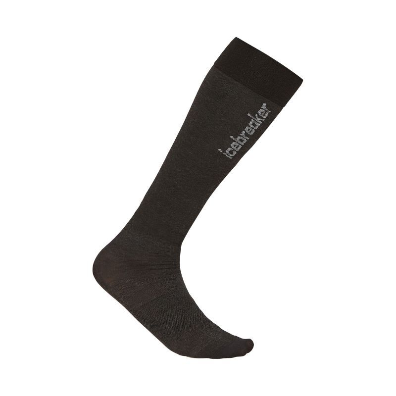 Icebreaker Men Merino Run+ Ultralight Micro Black Graphite Calze trail