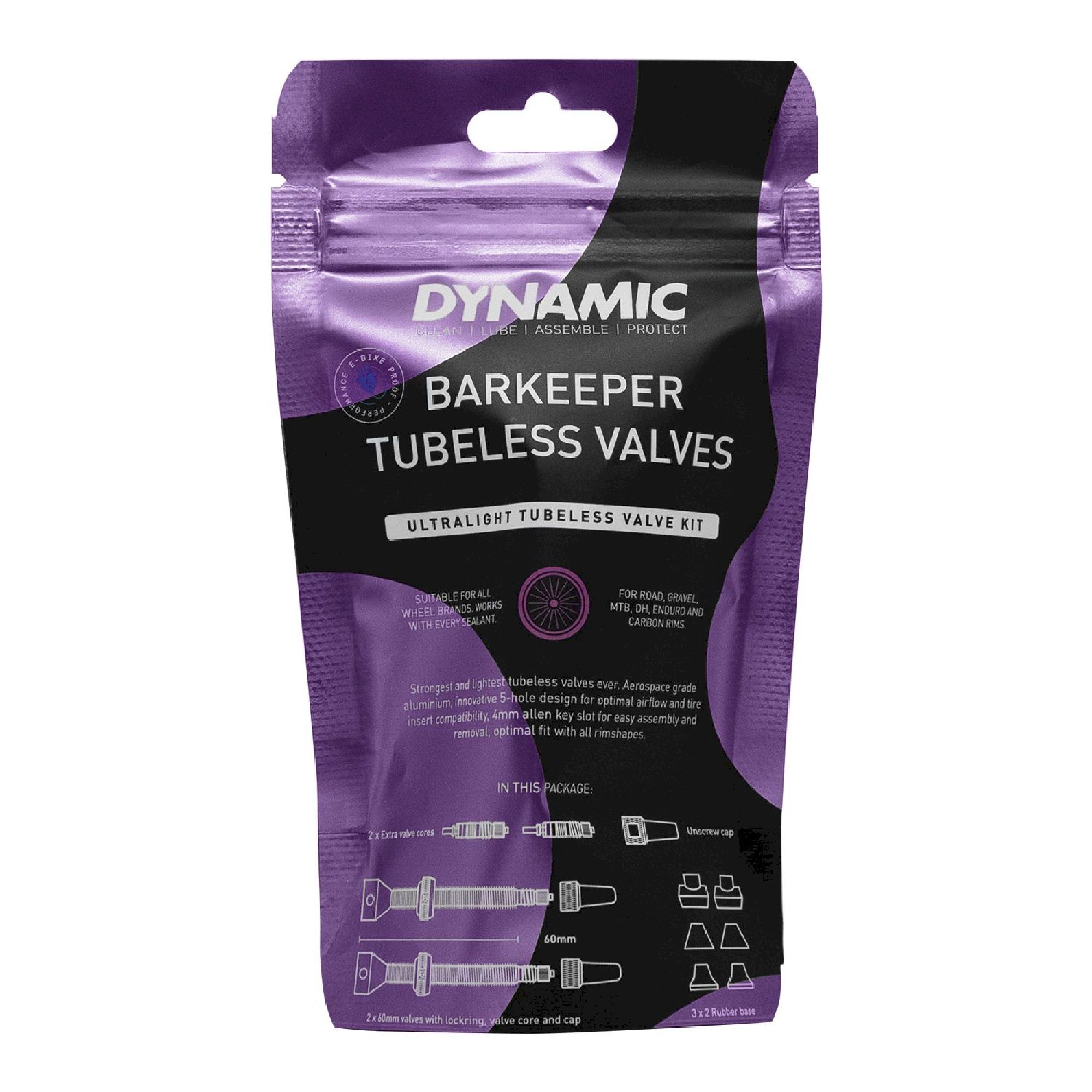 Dynamic bike care Barkeeper Tubeless Valves - Valve tubeless | Hardloop