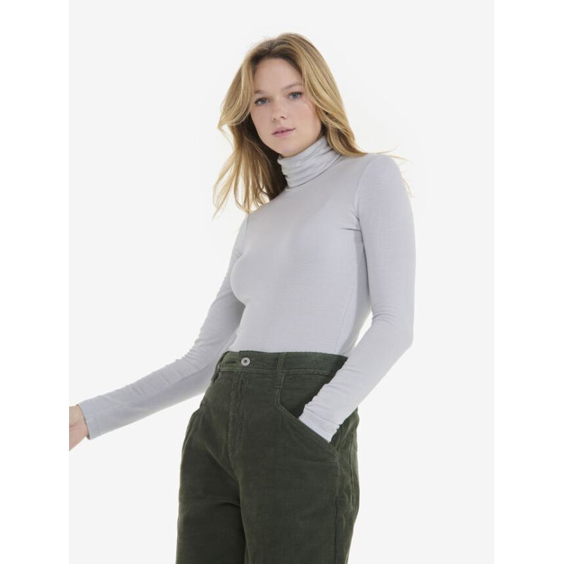 Aigle Tee-Shirt Col Roulé Modal T-shirt Donna Hardloop