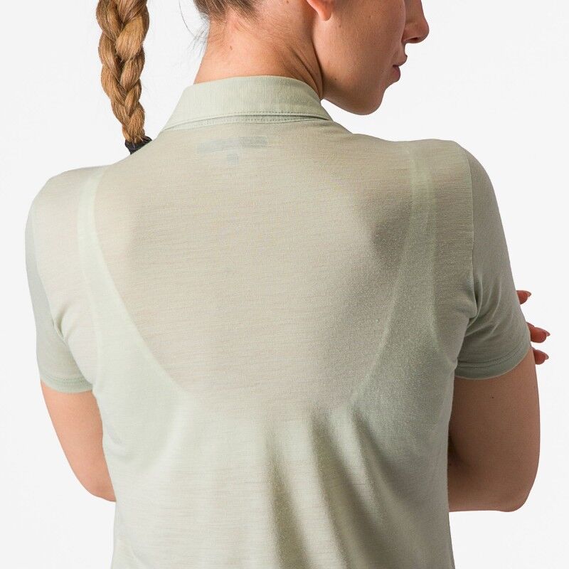 Castelli Merino W Polo - Pikeepaita - Naiset | Hardloop