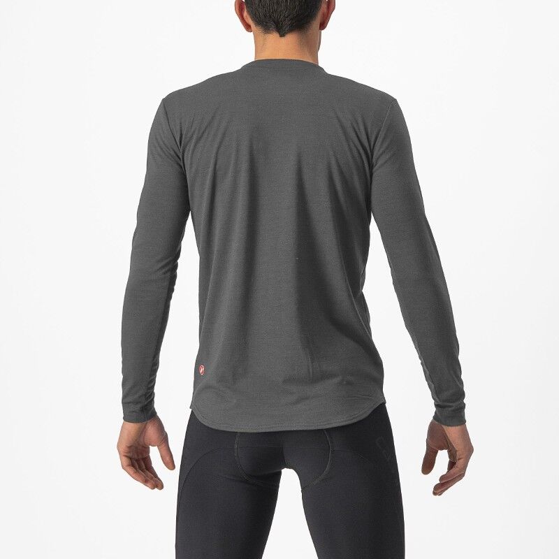 Castelli Unlimited Merino Long Sleeve - Pánské Merinoové Trička | Hardloop